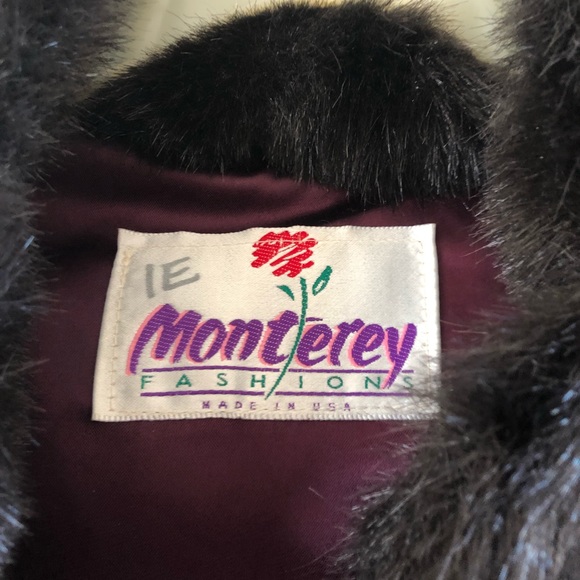 Vintage faux fur jacket - Picture 4 of 4